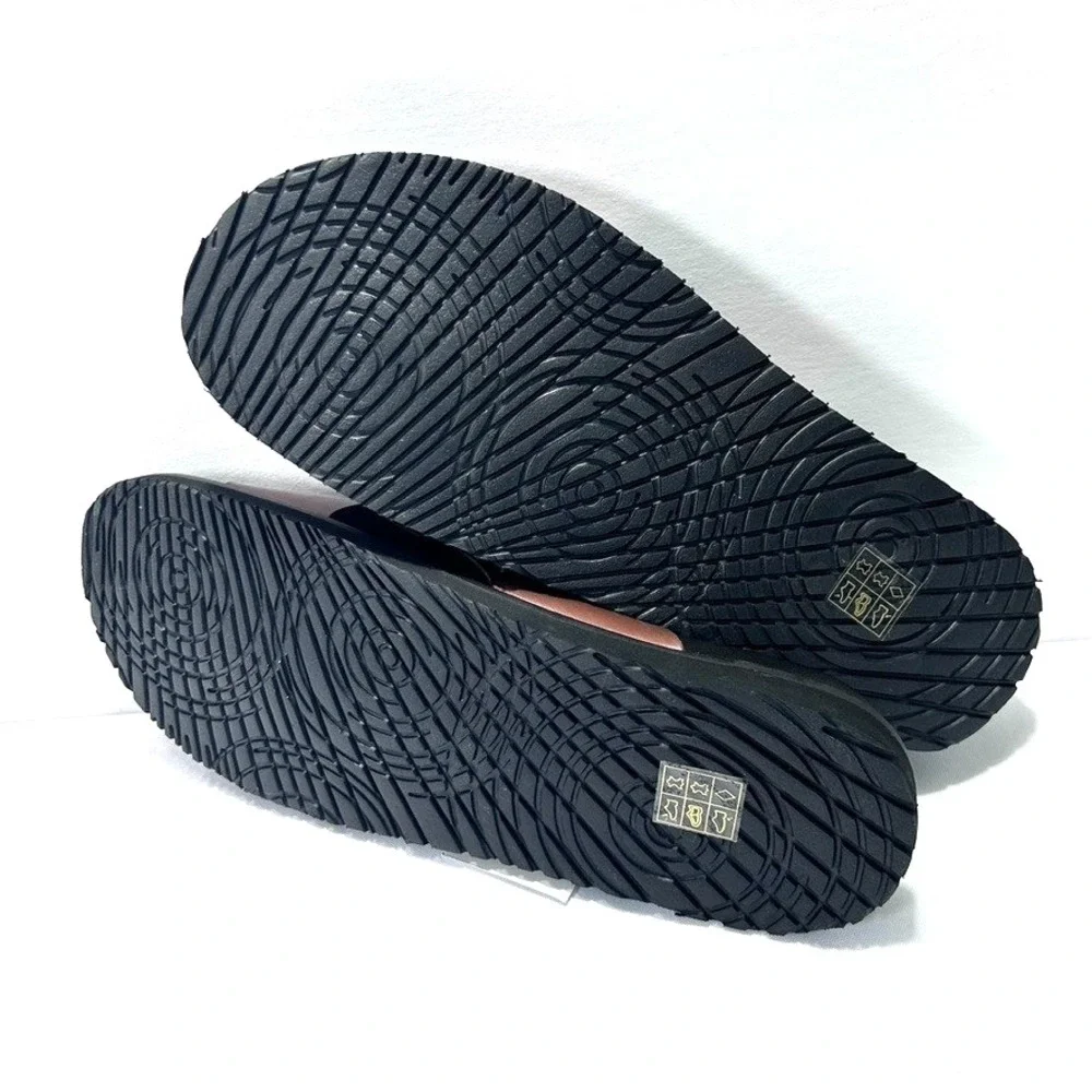 Men's Brown Leather Cross-Strap Slingback Sandals